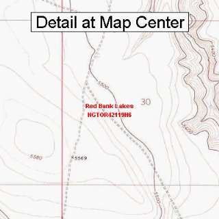  Map   Red Bank Lakes, Oregon (Folded/Waterproof)