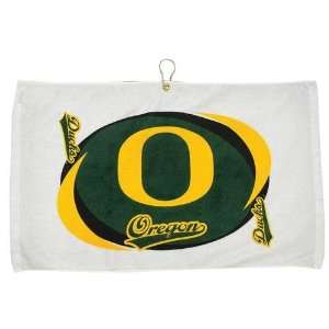 Oregon Ducks Hemmed Golf Bag Hand/Kitchen Towel  Sports 