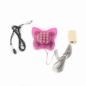   Mini Handsfree Butterfly Phone with Microphone Telephone Electronics