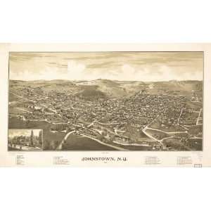  1888 Map of Johnstown, New York