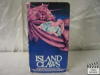 Island Claws VHS Robert Lansing, Barry Nelson  