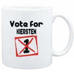  Mug White  Vote for Kiersten  Female Names Sports 