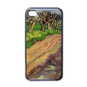  Pollard Willows By Vincent Van Gogh Black Iphone 4   Iphone 4s Case 