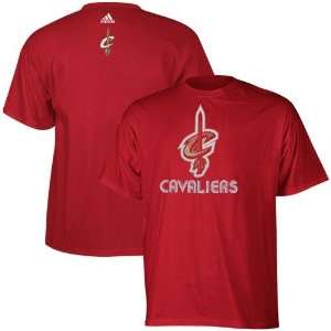   adidas Cleveland Cavaliers Wine Sonic Boom T shirt