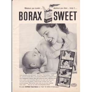  Borax 20 Mule Team Laundry Soap 1952 Original Vintage 
