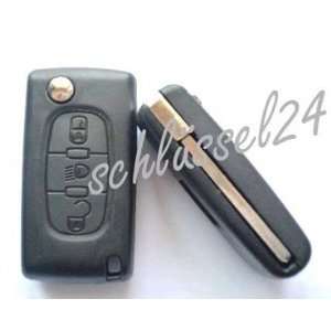 Klappschlüssel 3 Tasten Peugeot 207 307 407 Schlüssel Gehäuse