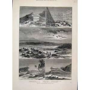    1883 Sketches Ourghemma Southern Tunis Bordj Print