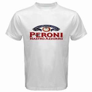  Peroni Italian Beer Logo New White T Shirt Size  XL 