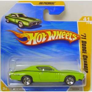  Hotwheels 1971 Dodge Charger in Green Toys & Games