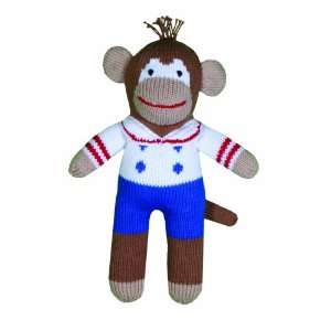  Zubels Monkey Boy Borris 24 inch Hand Knit Doll Toys 