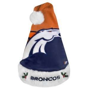  Denver Broncos NFL Santa Hat   2011 Colorblock Design 