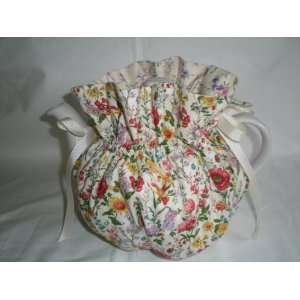   Flowers Tea Pot Cozy   Fits 6 Cup Teapot   Reversible 