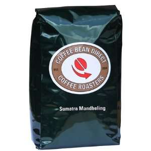 Coffee Bean Direct Green Sumatra Mandheling, Whole Bean Coffee, 5 lb 