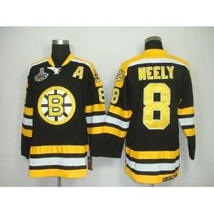  Neely #8 NHL Boston Bruins Black Hockey Jersey Sz50 