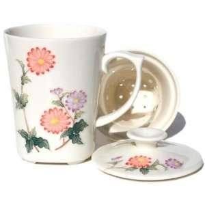  Mum Flower Tea Cup Set