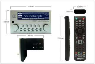 SOUNDGRAPH iMON UltraBay IR Receiver HTPC Remote  Black  
