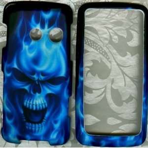  Blue Skull LG Banter Touch UN510 Skin PHONE HARD CASE 