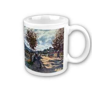  The Seine at Bougival By Claude Monet Coffee Cup 