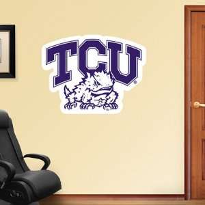   TCU Fathead Wall Graphic Horned Frogs Logo