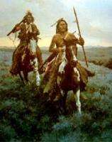 Howard Terpning Blackfoot Raiders  