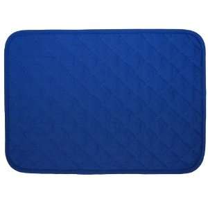  Royal Blue Quilted Rectangle Placemat