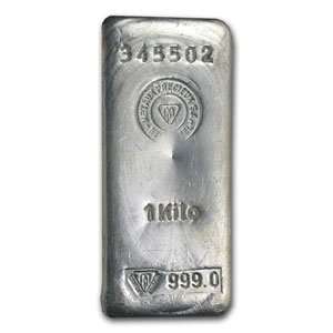 kilo (32.15 oz) MÃ(c)taux PrÃ(c)cieux SA MÃ(c)talor Silver 