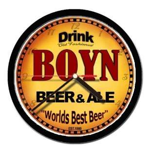  BOYN beer and ale cerveza wall clock 