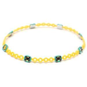  Braced Lets, Yellow & Turquoise