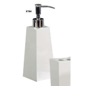 Tatara ET6H Elegant Collection Soap Lotion Pump   White Resin  