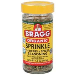 Bragg Organic Sprinkle Seasoning 1.50 Ounces  Grocery 