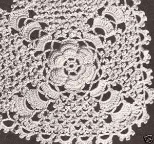 Vintage Irish Crochet MOTIF BLOCK Bedspread PATTERN  