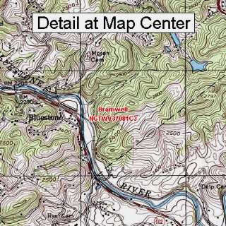  USGS Topographic Quadrangle Map   Bramwell, West Virginia 
