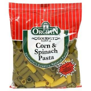 OrgraN Corn & Spinach Pasta, Rigati, 8.8 Ounce Packages (Pack of 9)