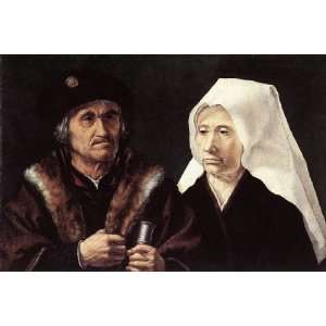   Inch, painting name An Elderly Couple, By Mabuse