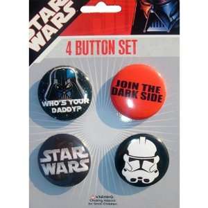  Star Wars Buttons Toys & Games