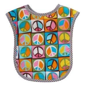  Patricia Ann Designs Peace Out Reversible Bib Baby