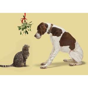  Marian Heath Portal Boxed Christmas Cards, Cat and Dog 