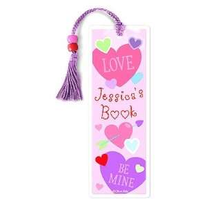   Valentines Day Bookmarks w Tassels   Two Pc Set