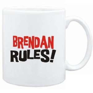  Mug White  Brendan rules  Male Names