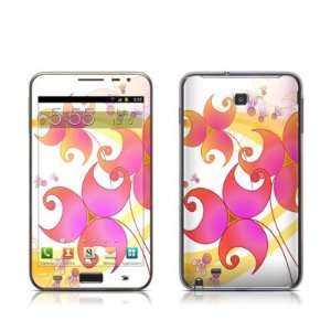 Dancing Leaves Design Protective Skin Decal Sticker for Samsung Galaxy 
