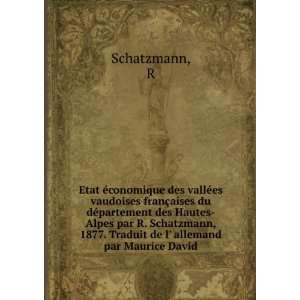   , 1877. Traduit de l allemand par Maurice David R Schatzmann Books