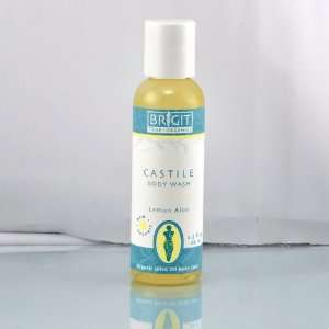  Brigit True Organics  LEMON ALOE Castile Body Wash, 2.3 fl 