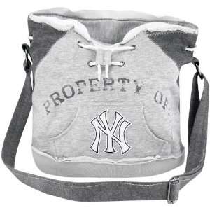  MLB New York Yankees Ladies Ash Hoodie Duffel Bag Sports 