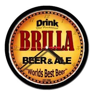  BRILLA beer and ale cerveza wall clock 