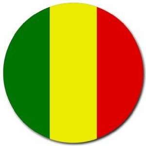  Mali Flag Round Mouse Pad