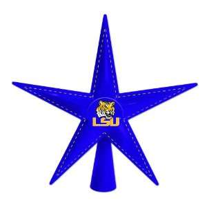  9.5 NCAA LSU Tigers Metal 5 Point Star Christmas Tree 
