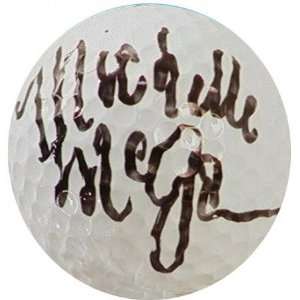  Michelle McGann Autographed Golf Ball