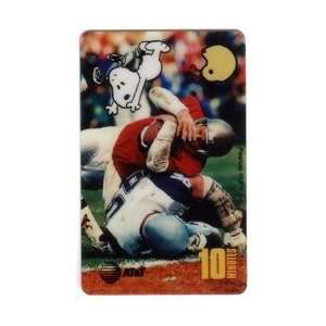   1995 Snoopy Bowl Football/ Steve Young Being Tackled 