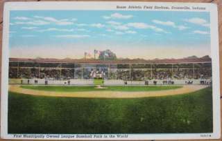 1940s PC Bosse Baseball Stadium Evansville, Indiana IN  