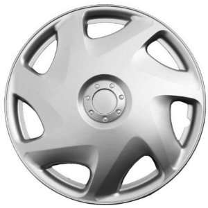    16S/L 16 Silver ABS Plastic Wheel Cover   Pack of 4 Automotive